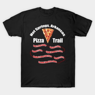 Hot Springs, Arkansas Pizza Trail T-Shirt